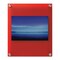Wexel Art Double Panel Jewel Tone Acrylic Frame - Ruby Frost with Silver Hardware, 10" x 12"
